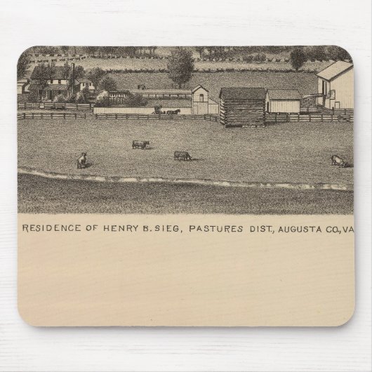 Tapis De Souris Résidences Brown, comté d'Augusta (Devant)