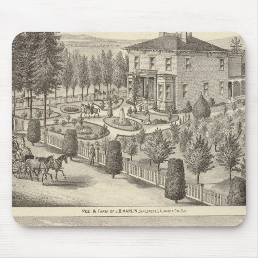 Tapis De Souris Résidences de Marlin, Finigan, fermes (Devant)