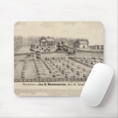 Tapis De Souris Résidences et ferme de Warrington (Avec souris)