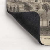 Tapis De Souris Résidences et granges, Minnesota (Coin)