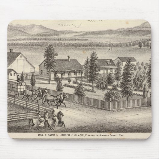 Tapis De Souris Résidences noires, néales, propriétés (Devant)