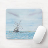 Tapis De Souris Résistance emprisonnée par la glace antarctique. (Avec souris)