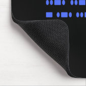 Tapis De Souris Résistance subtile F T Morse Code 8647 Féministe R (Coin)