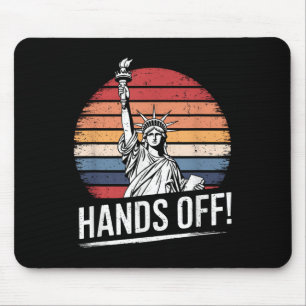 Tapis De Souris Résiste Statue De La Liberté Mains Hors Prot