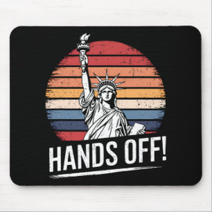 Tapis De Souris Résiste Statue De La Liberté Mains Hors Prot