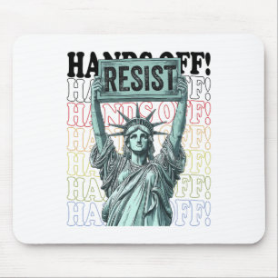 Tapis De Souris Résiste Statue De La Liberté Mains Hors Prot