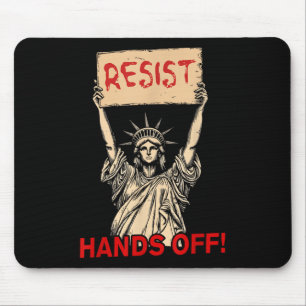 Tapis De Souris Résiste Statue De La Liberté Mains Hors Prot