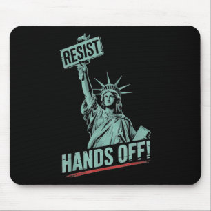 Tapis De Souris Résiste Statue De La Liberté Mains Hors Prot