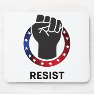 Tapis De Souris Résister à la première protestation anti-Trump