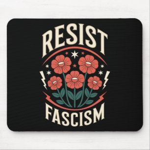 Tapis De Souris Résister au Fascisme Protester contre Trump Anti T