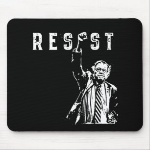 Tapis De Souris Résister Bernie Sanders Liberter Service National