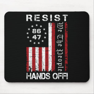 Tapis De Souris Résister Mains Off Protest 86 47 8647 Manifestatio