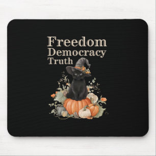 Tapis De Souris Résister subtilement à Trump Liberté Démocratie Vé