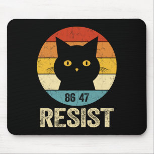 Tapis De Souris Résistez Anti Trump Tee Rétro Résistez Anti Trump 
