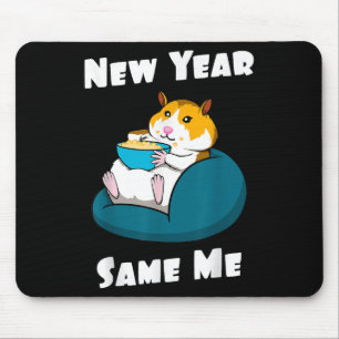 Tapis De Souris Résolution de Nouvel An Nouvel An Même Moi Drôle M