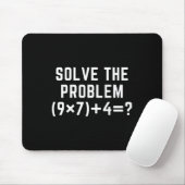 Tapis De Souris Résoudre le problème 67 Mème Six Sept Prof de math (Avec souris)