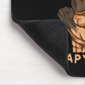 Tapis De Souris Respect The Capybara - Funny Fitness Bodybuilder R (Coin)