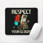 Tapis De Souris Respect Your Elders Gaming Clic  (Avec souris)