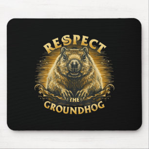 Tapis De Souris Respecter la marmotte