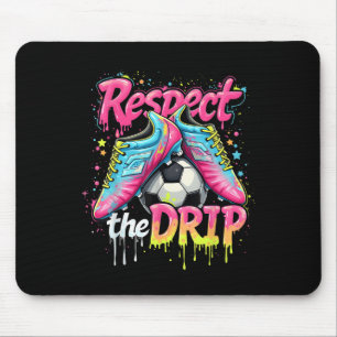 Tapis De Souris Respectez Drôle Le Soccer Drip Glace Cream Driam A