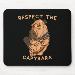 Tapis De Souris Respectez Le Capybara - R Drôle De Fitness Culturi