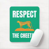Tapis De Souris Respectez le Cheetah (Avec souris)