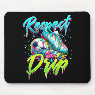 Tapis De Souris Respectez le Drip Soccer Glace Drip Avec Sprink