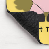 Tapis De Souris Respectez le porc (Coin)