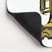 Tapis De Souris Respectez les trompettes (Coin)