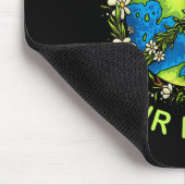 Tapis De Souris Respectez Votre Mère Jour des terres Nature Déesse (Coin)