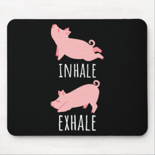 Tapis De Souris Respiration porcine Yoga Méditation Exercice de fi