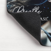 Tapis De Souris Respirer et libérer | Belle Femme Ethérée (Coin)