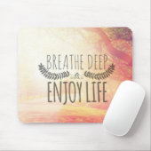 Tapis De Souris Respirez profondément (Avec souris)