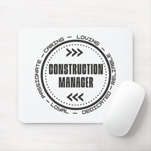 Tapis De Souris Responsable de la construction (Avec souris)