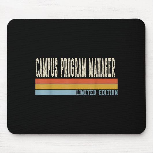 Tapis De Souris Responsable de programme universitaire Semaine Vin (Devant)