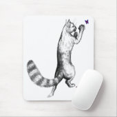 Tapis De Souris Ressort de chat (Avec souris)
