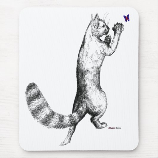 Tapis De Souris Ressort de chat (Devant)