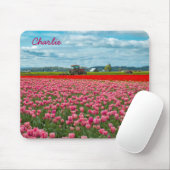 Tapis De Souris Ressort Tulip Skagit Valley (Avec souris)