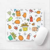 Tapis De Souris Restauration rapide plaisante moderne (Avec souris)