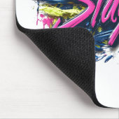 Tapis De Souris "Reste Sauvage" - Conception de texte de style gra (Coin)