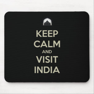 Tapis De Souris rester calme visiter l'inde