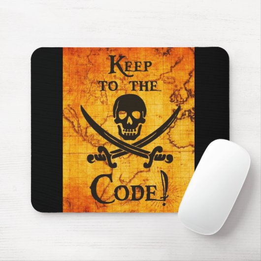 Tapis De Souris Restez Au Code ! (Avec souris)
