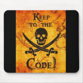 Tapis De Souris Restez Au Code ! (Devant)