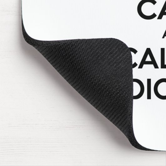 Tapis De Souris Restez calme et appelez un audiologiste (Coin)