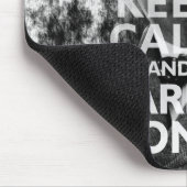 Tapis De Souris Restez Calme Et Continuez Sur Winston Churchill (Coin)