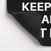 Tapis De Souris Restez Calme Et Mangez De La Pizza (Coin)