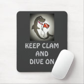 Tapis De Souris Restez calme et plongez (Avec souris)