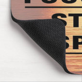 Tapis De Souris Restez concentré Restez inspiré option 2 (Coin)