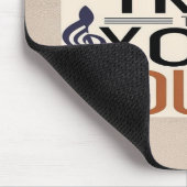 Tapis De Souris Restez fidèle à votre son (Coin)