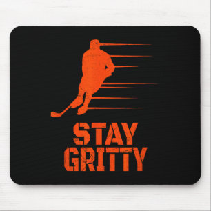 Tapis De Souris Restez Funny Gritty Hockey sur glace Philadelphie